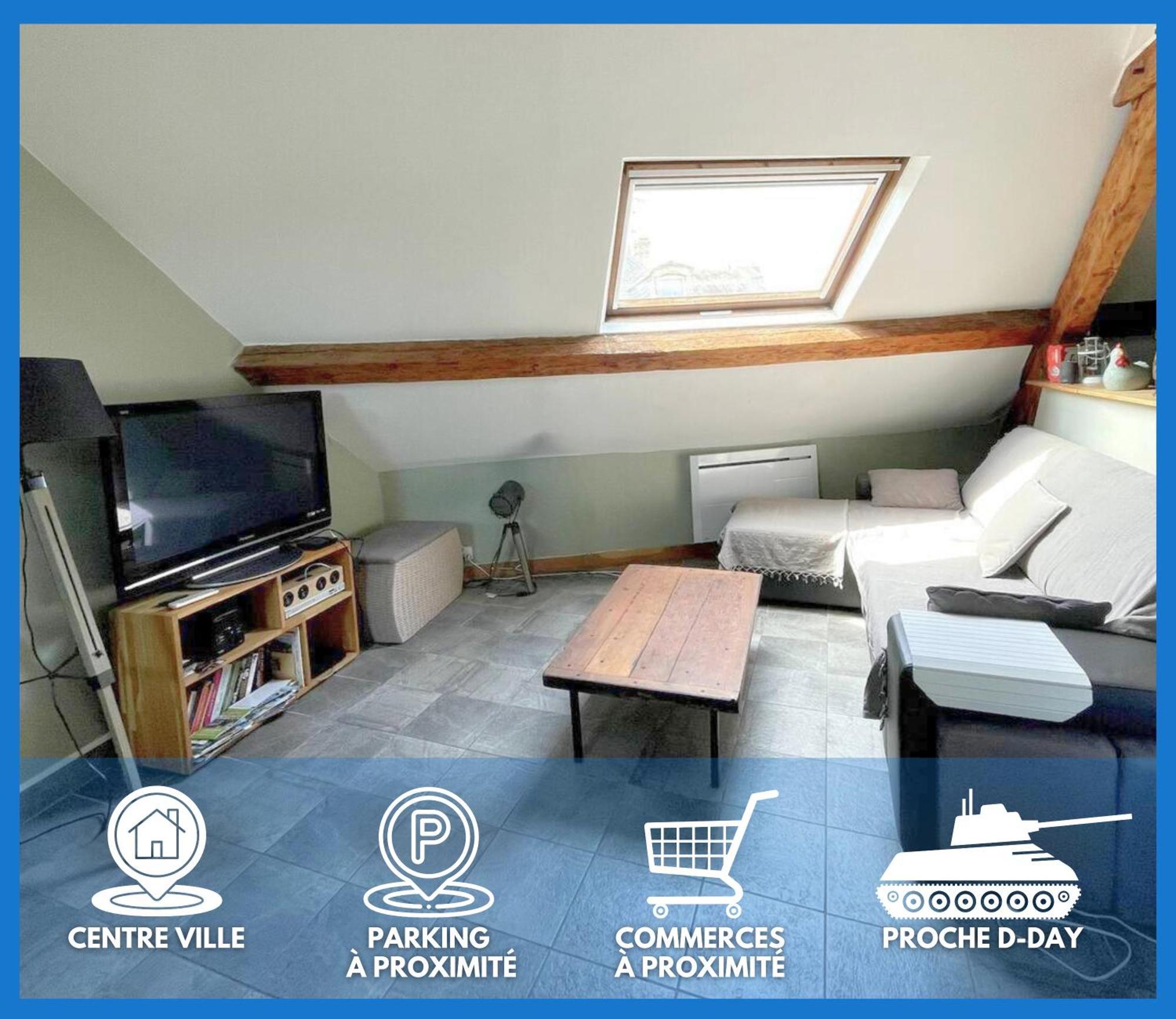 Les Combles De L Aure Grand Studio Cosy Confortable Classe 3 Etoiles Centre Bayeux 2 Mn A Pied Cathedrale Proche Plages Du Debarquement المظهر الخارجي الصورة